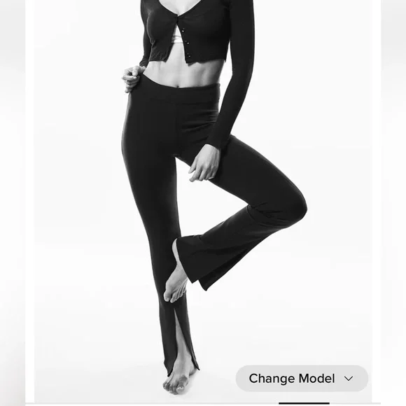 Alo Yoga Airbrush High Waist Flutter Leggings Full Length - Picture 5 of 8